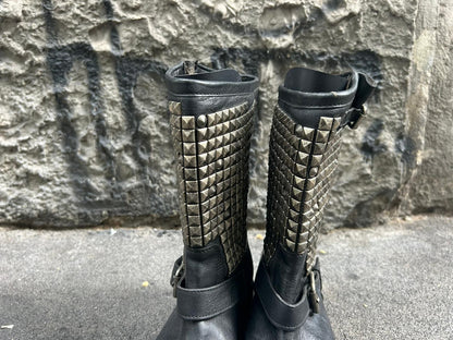 Stivali  vintage biker Ash con borchie