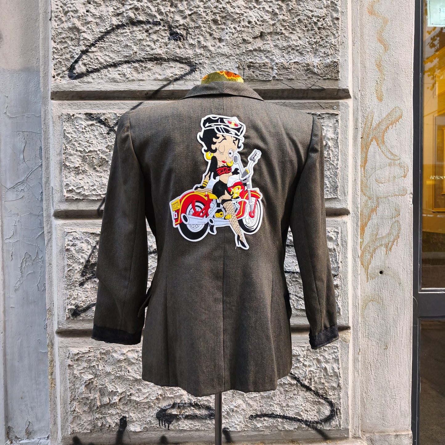 Blazer donna Luisa Spagnoli vintage custom Betty Boop
