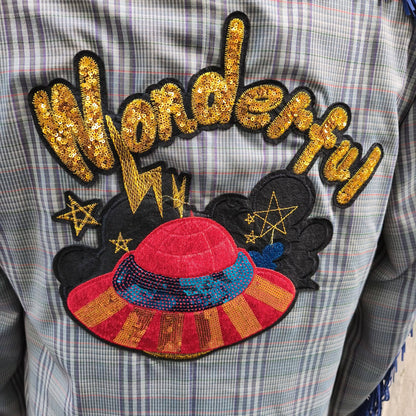 Blazer uomo vintage custom Wonderful con frange