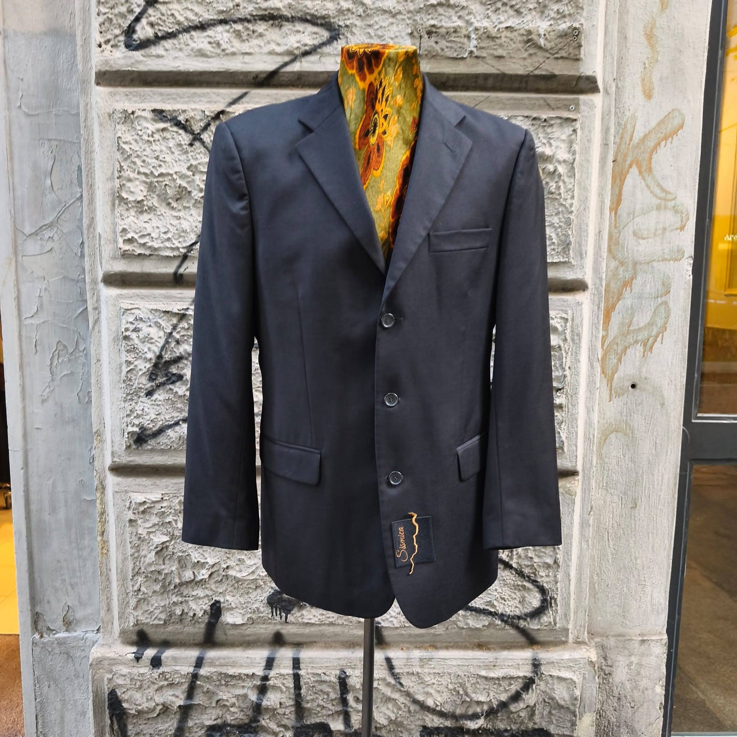 Giacca uomo vintage Cacharel in pura lana  custom Old school