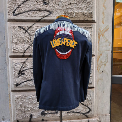Giacca uomo vintage custom Love & Peace