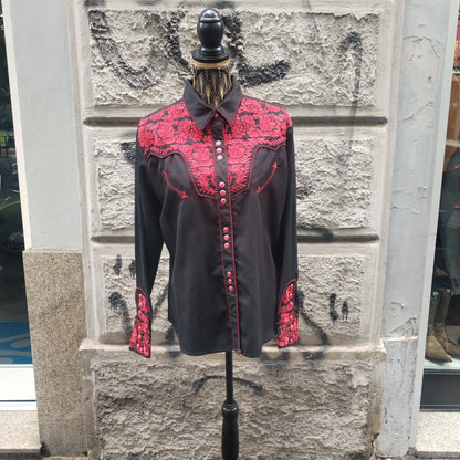 Camicia vintage ricamata Stars & Stripes
