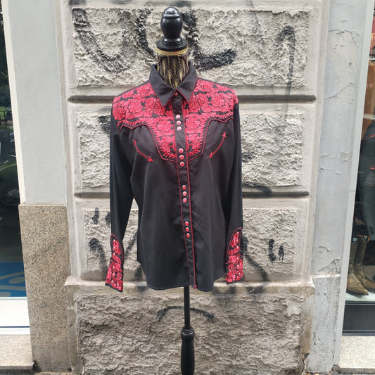Camicia vintage ricamata Stars & Stripes