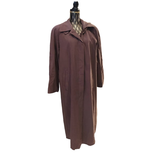 Trench imbottito marrone vintage