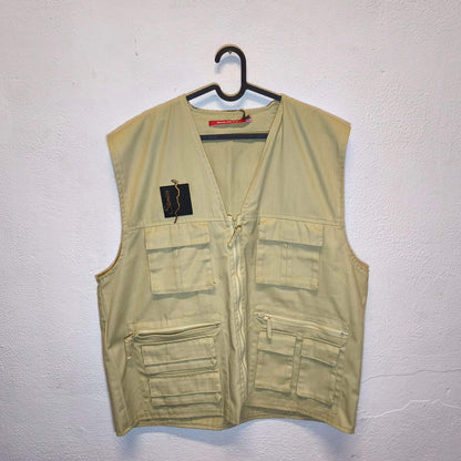 Gilet vintage custom beige
