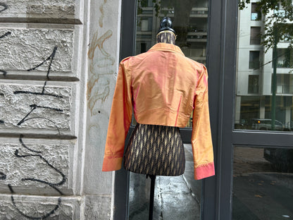 Blazer in shantung di seta vintage