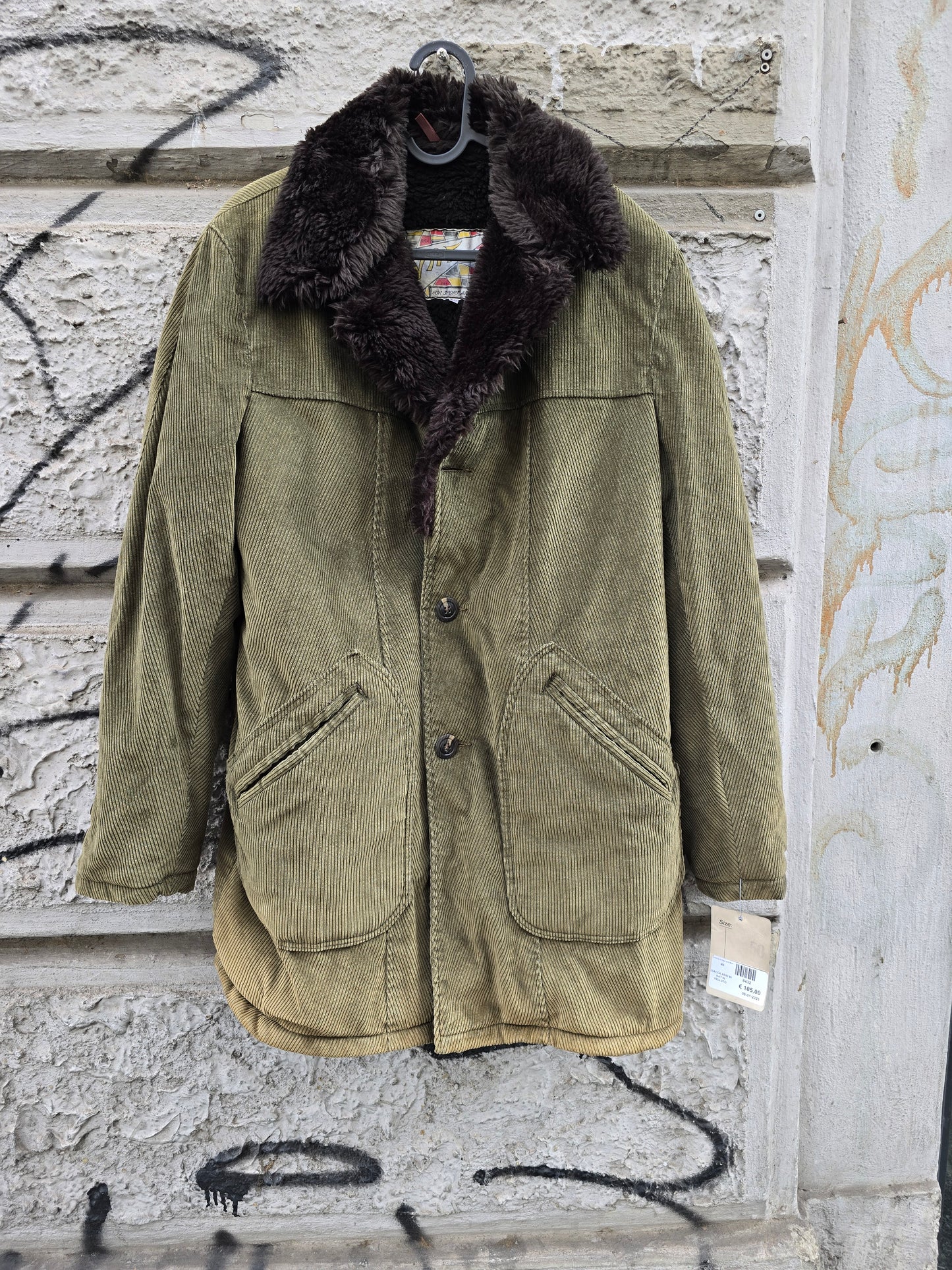 Cappotto vintage Nat nuovo con cartellino