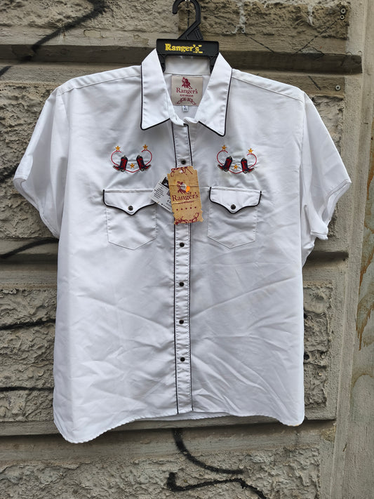 Camicia manica corta vintage cowboy Ranger's