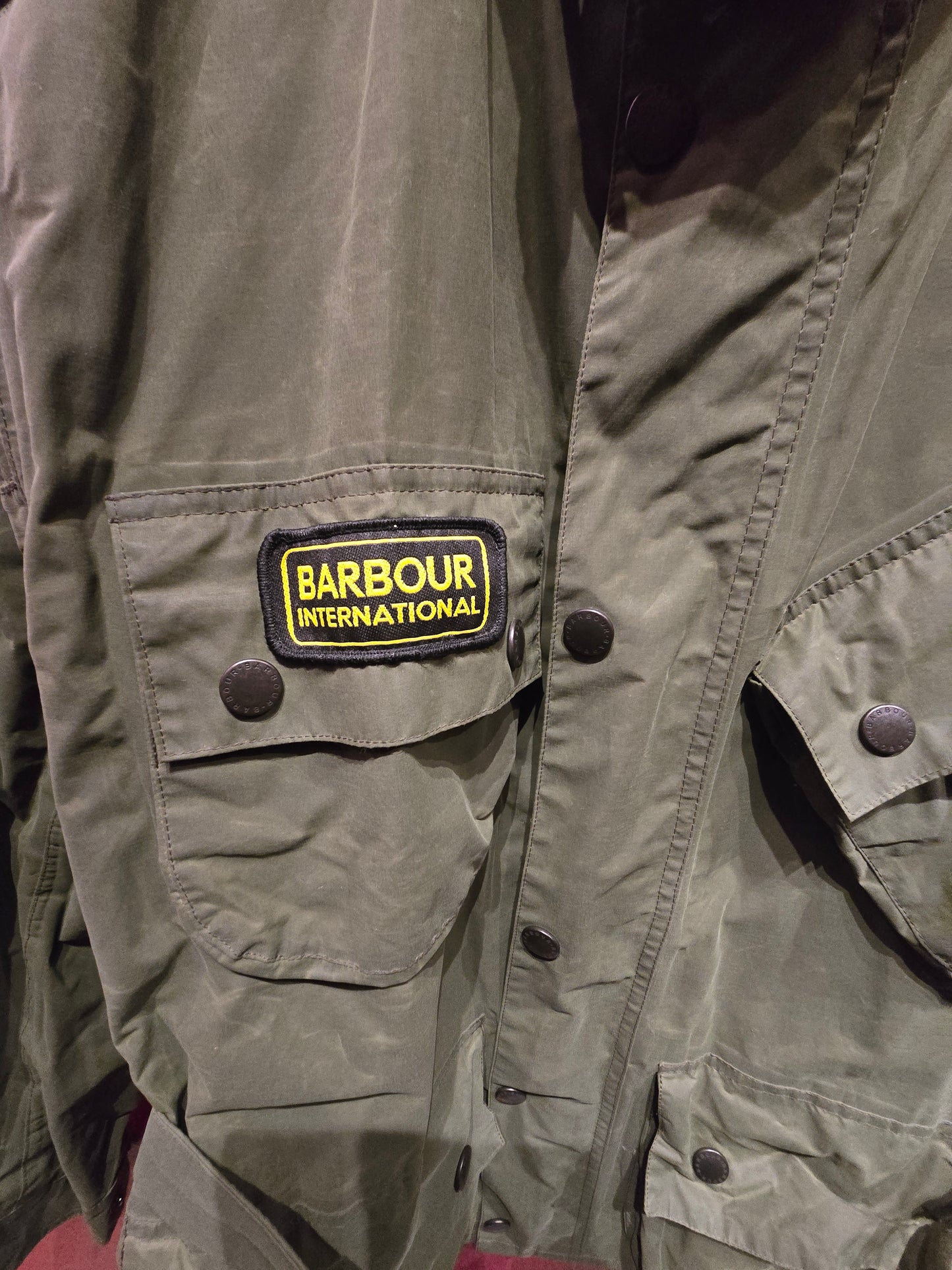 Giacca Barbour vintage Cracked Wash