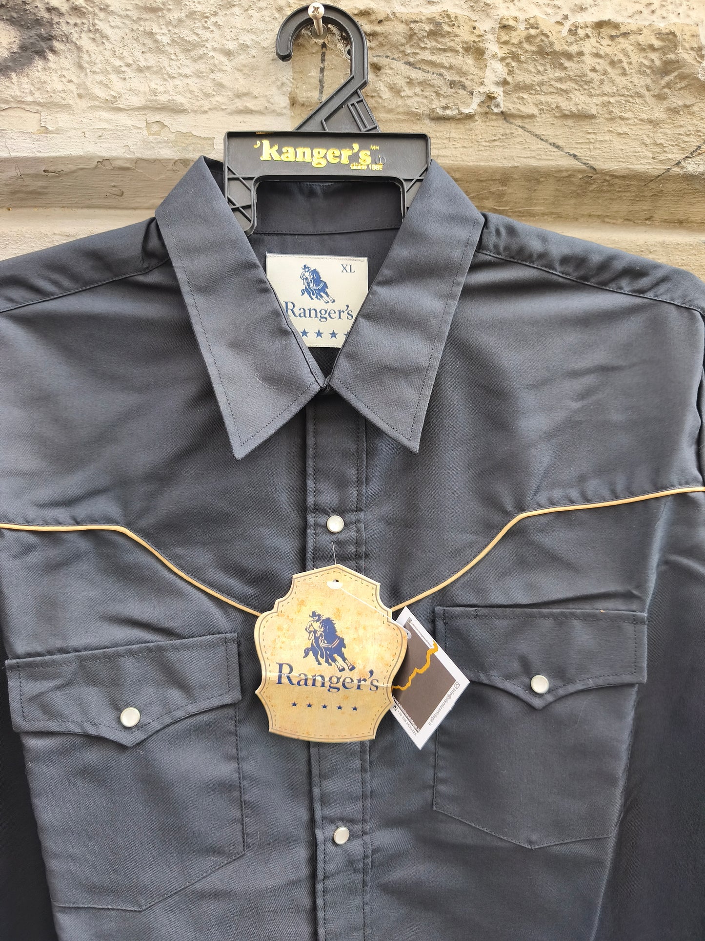Camicia manica lunga vintage cowboy Ranger's