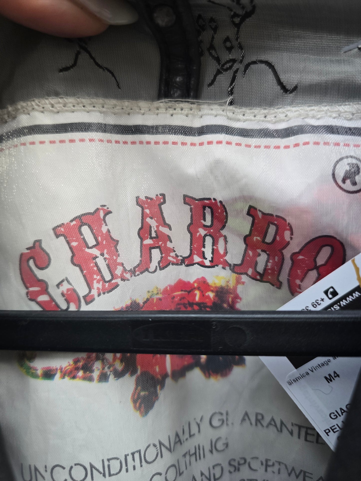Giacca vintage in pelle nera El Charro