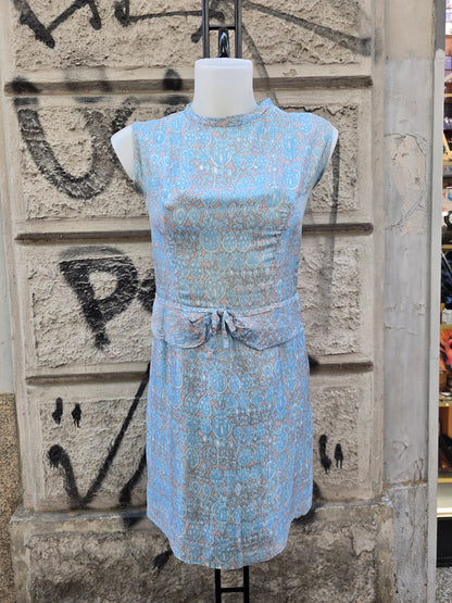 Abito in seta sartoriale anni 60