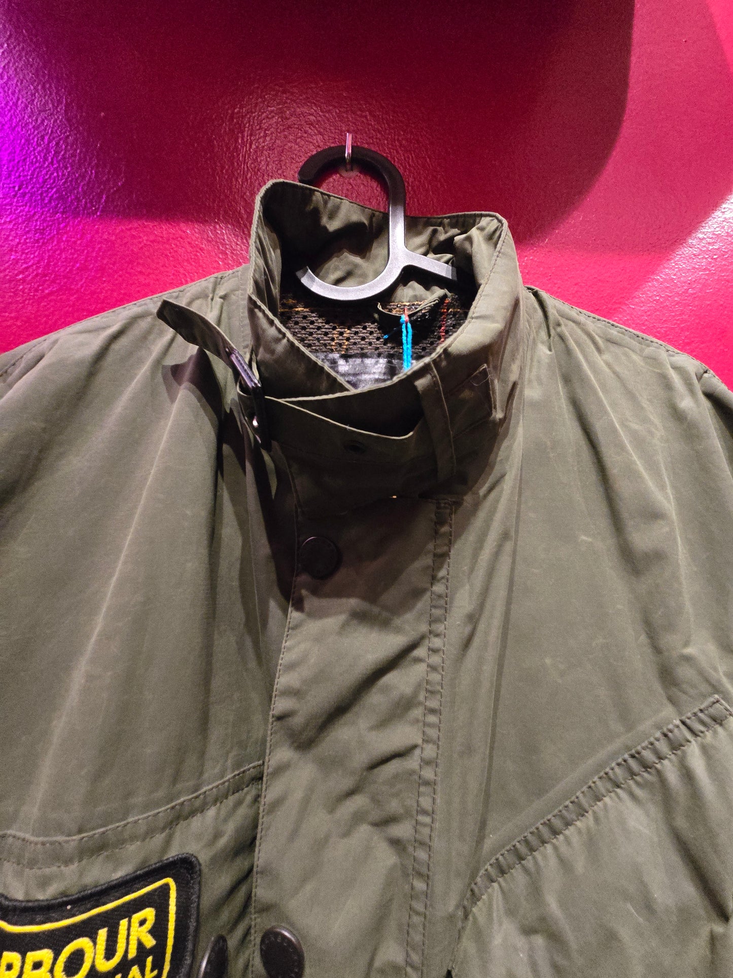 Giacca Barbour vintage Cracked Wash