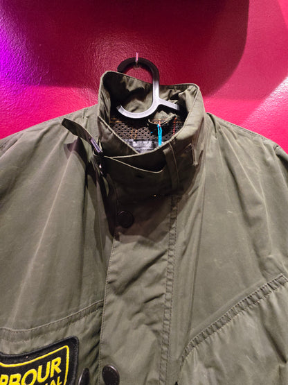 Giacca Barbour vintage Cracked Wash