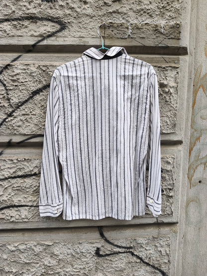 Camicia  vintage anni 80 Byblos a righe cotone