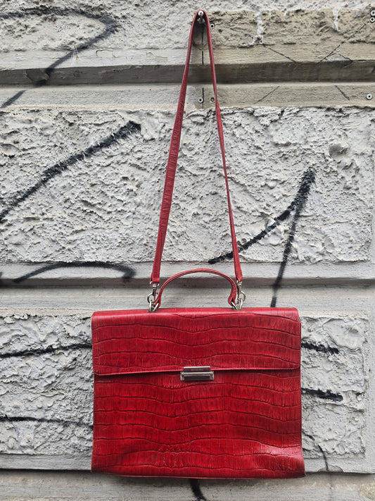 Borsa vintage in cuoio Zanellato per Mercedes