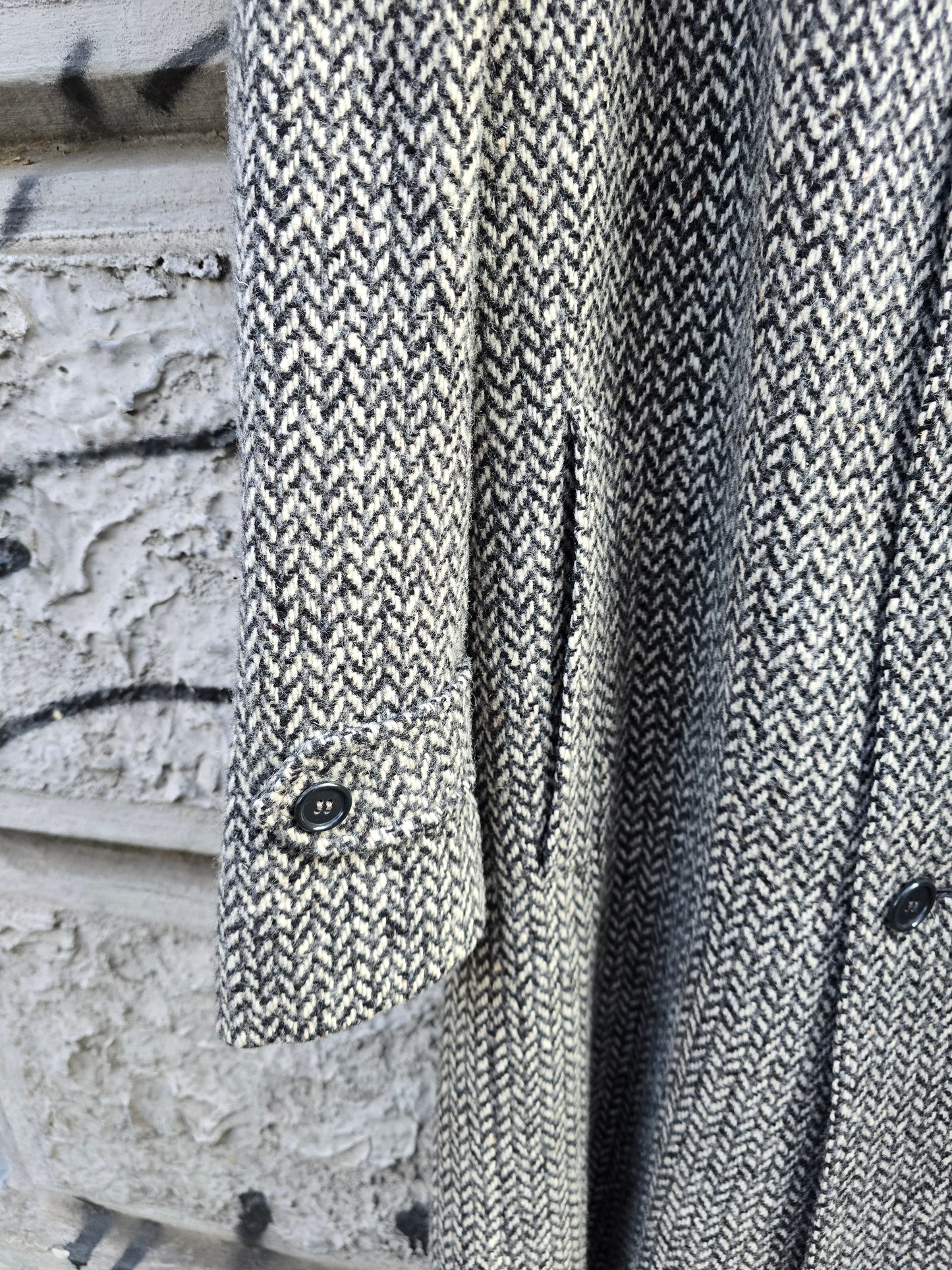 Cappotto vintage uomo spigato