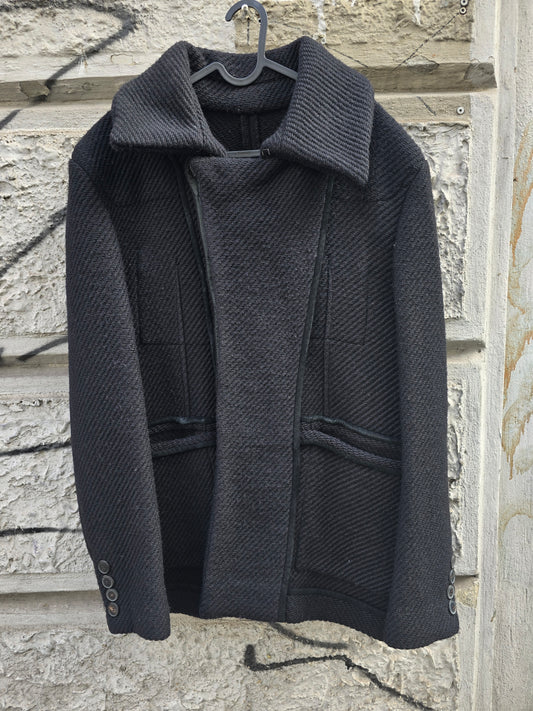 Cappotto vintage nero YSL