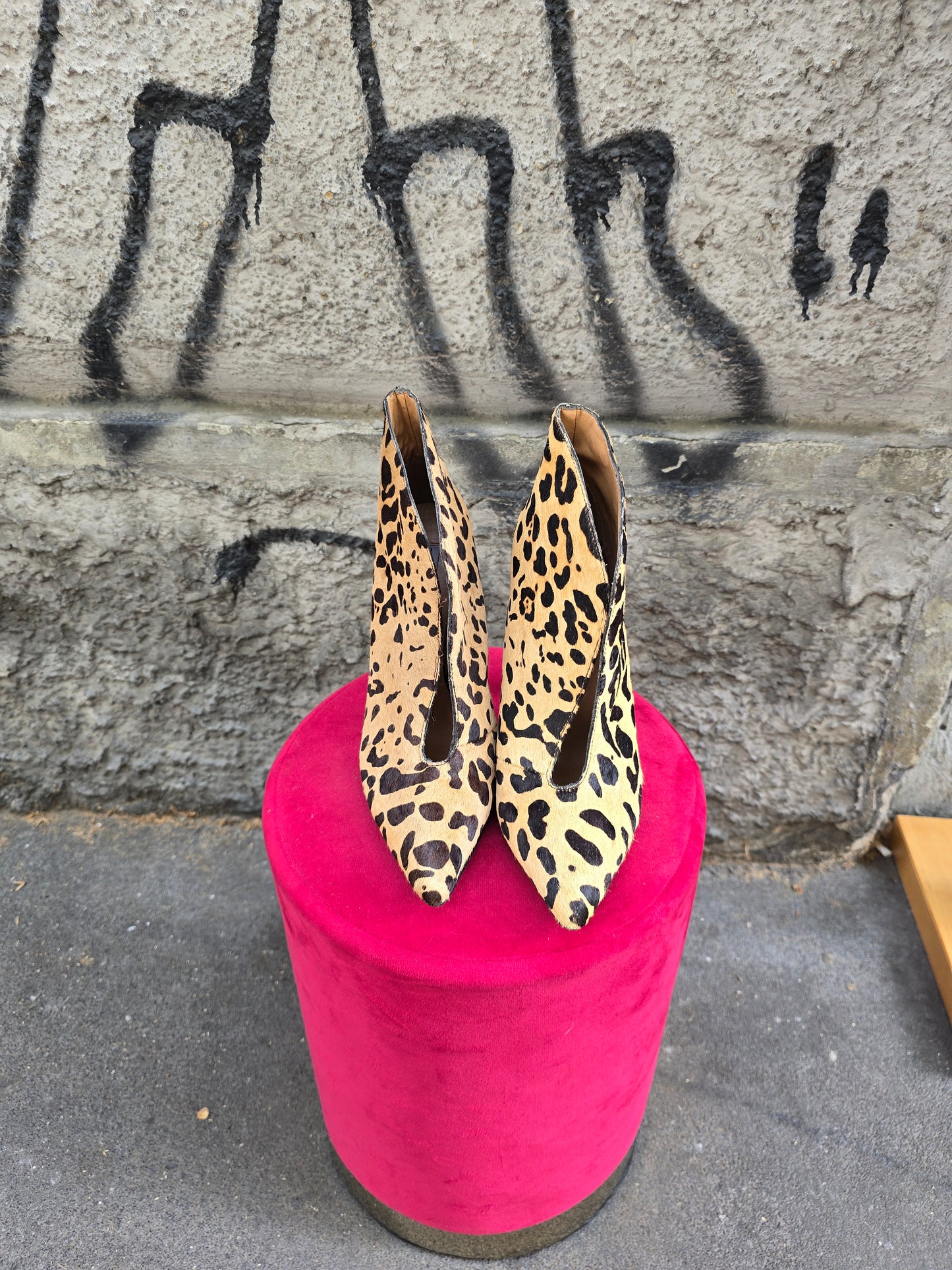 Tronchetto con tacco a spillo Steve Madden in pelle di vitello nr 40