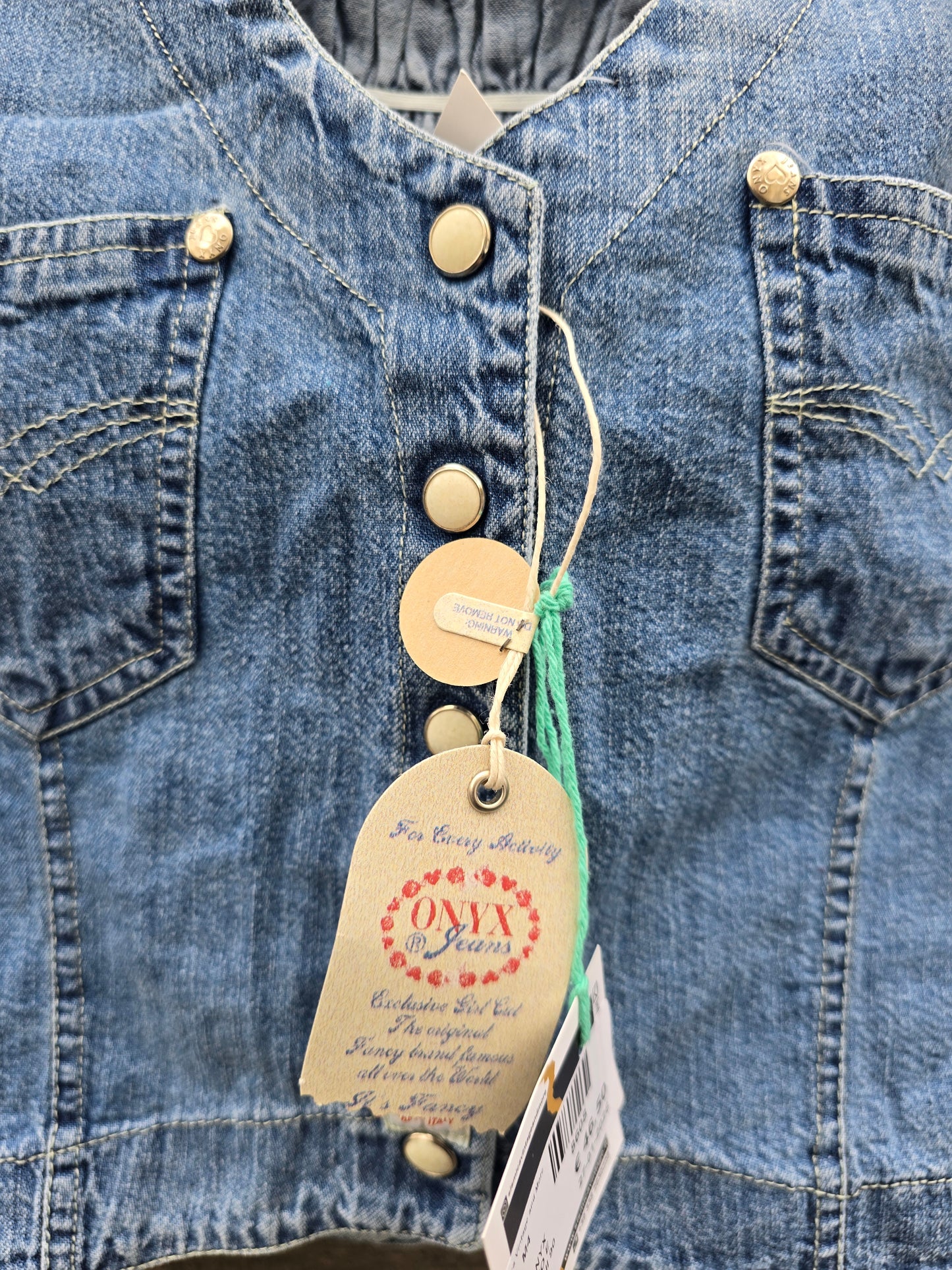 Gilet vintage Onyx in denim