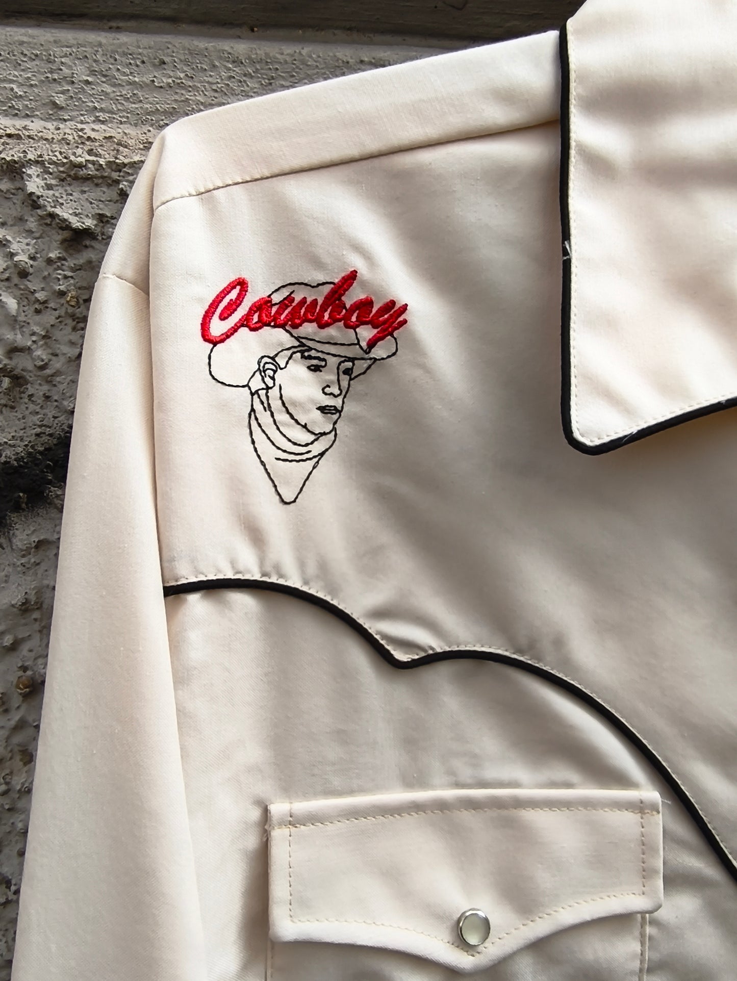 Camicia manica lunga vintage cowboy Ranger's