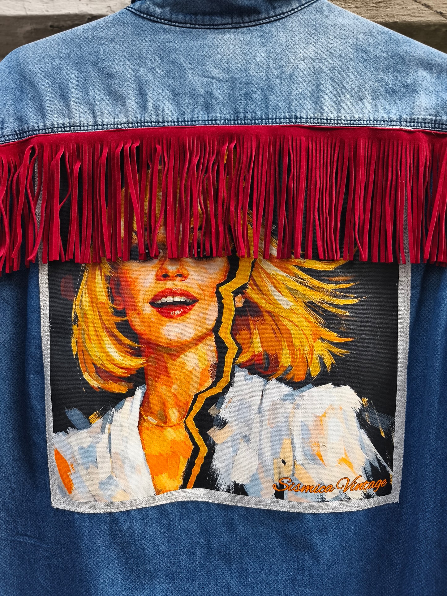 Camicia in denim vintage custom Raffaella