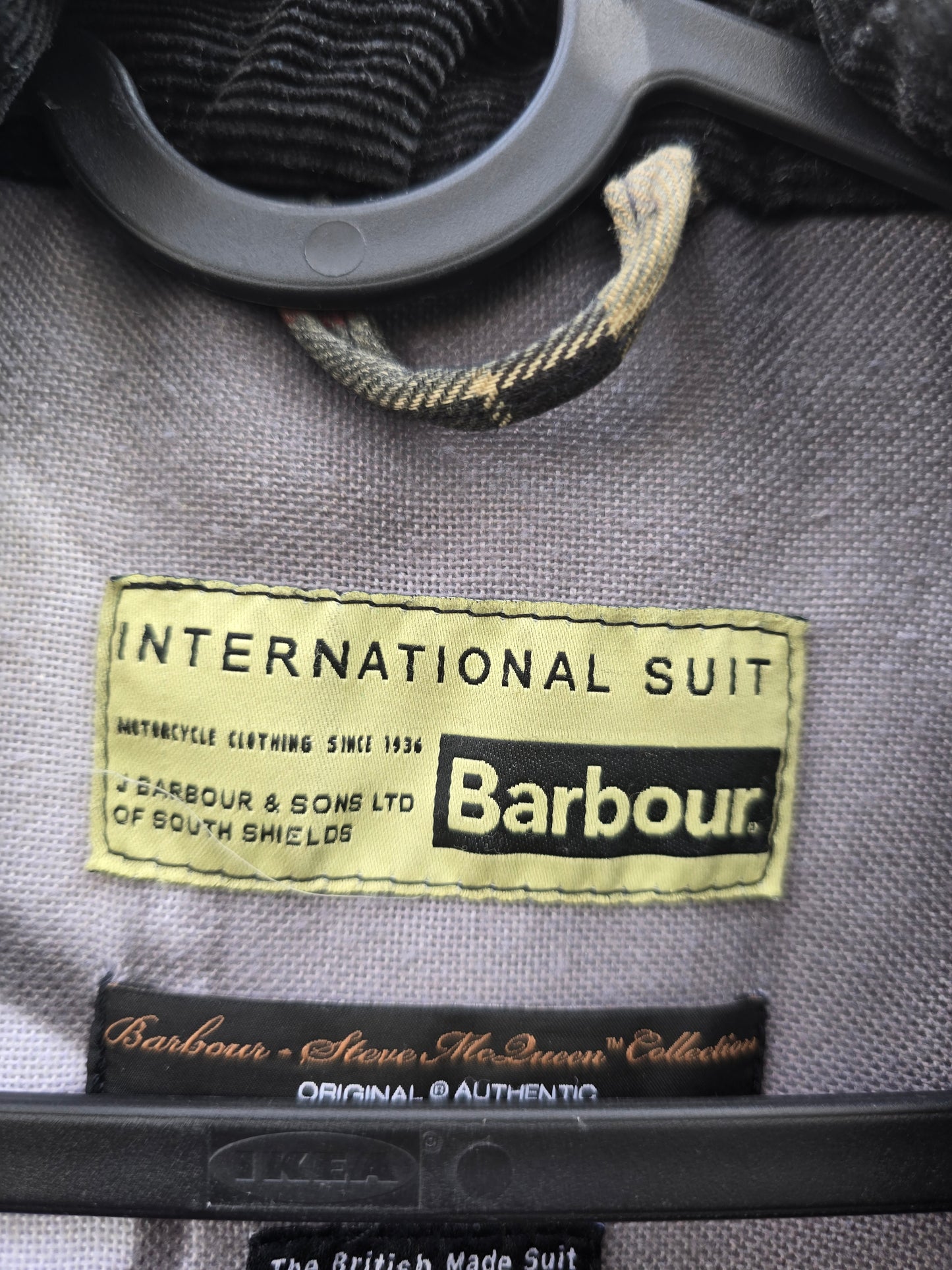 Barbour vintage blu Steve Mc Queen