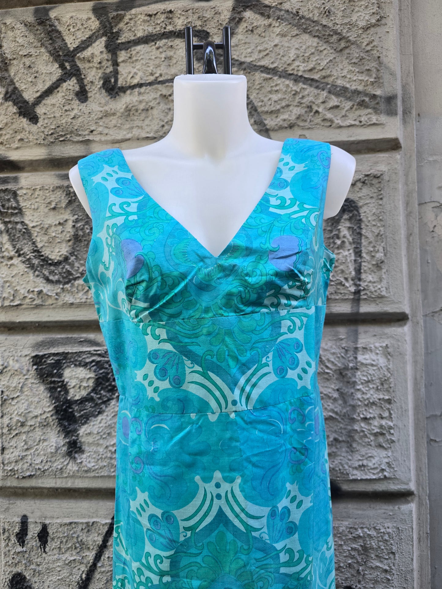 Abito vintage in pura seta