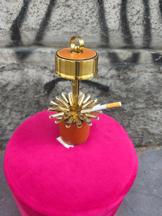 Portasigarette da tavolo art decò anni '50 vintage