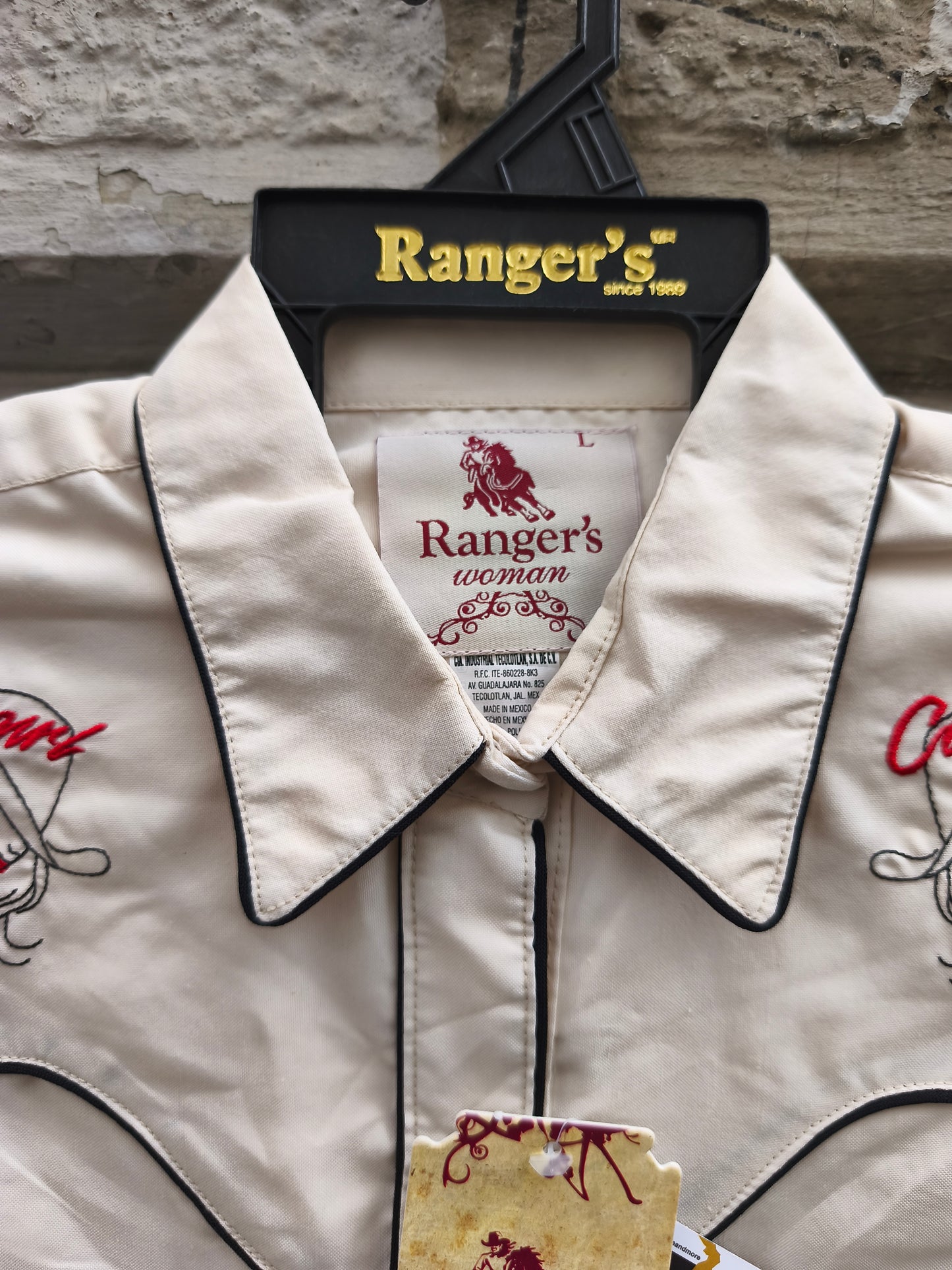 Camicia vintage manica lunga cowboy Ranger's
