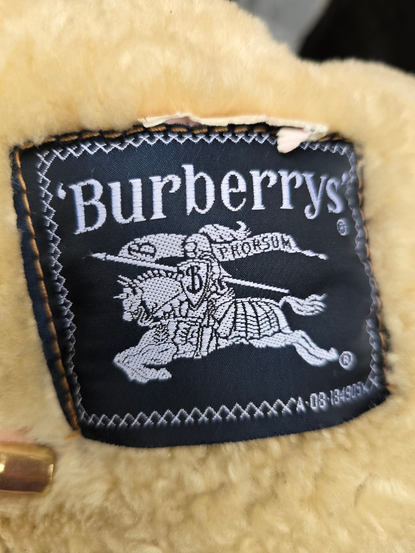 Montone shearling vintage Burberrys
