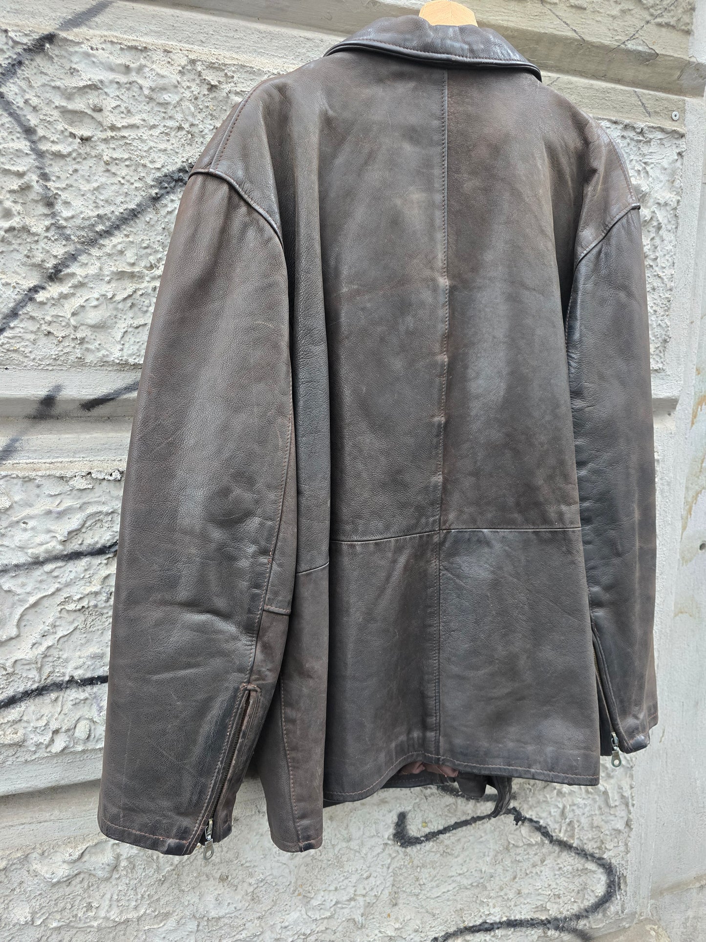 Giacca vintage in vera pelle Leather Good