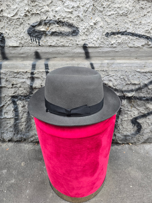 Cappello vintage grigio Borsalino