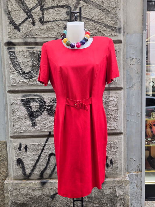 Abito vintage rosso parigino