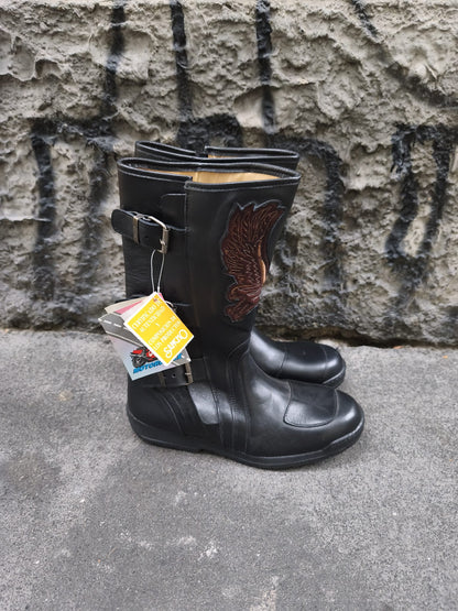 Stivali uomo neri numero 42 Sancho boots vintage nuovi