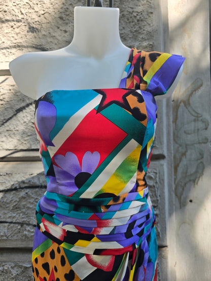 Abito vintage in pura seta