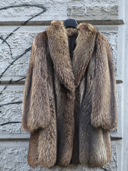 Pelliccia vintage donna in marmotta