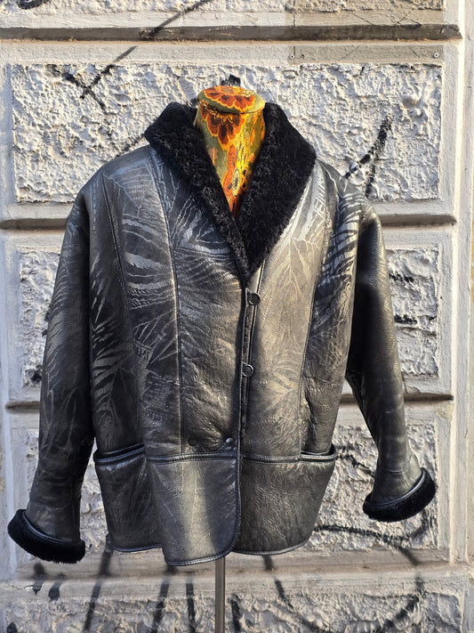 Montone vintage shearling donna anni 80