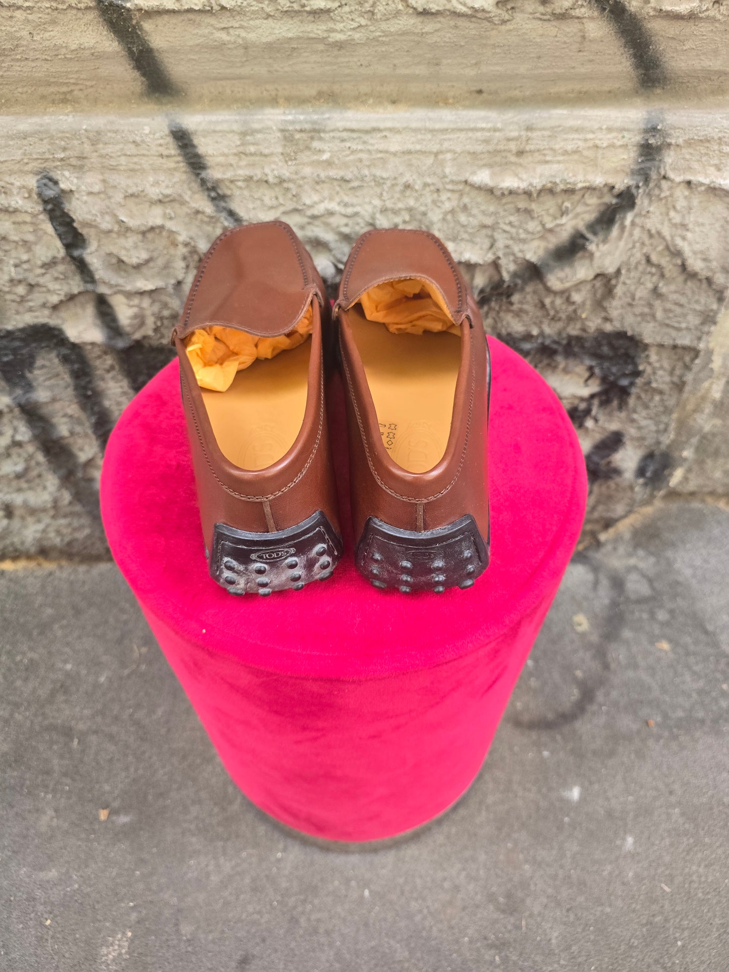 Mocassino vintage Tod's taglia 41 marrone mai indossato