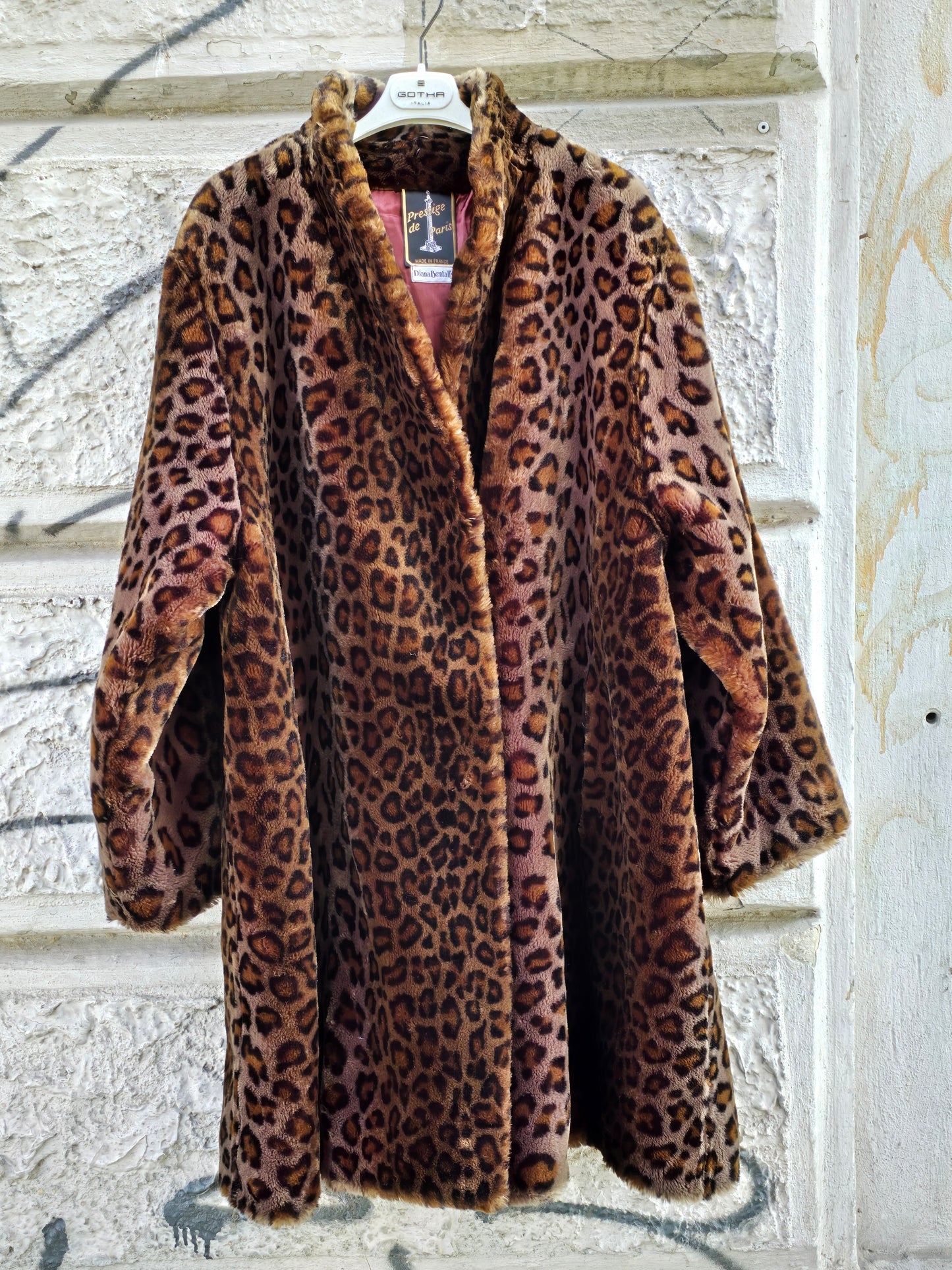 Pelliccia vintage ecologica anni 70