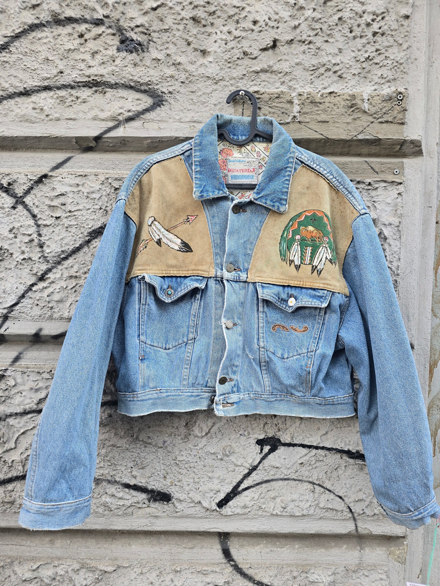 Giacca in denim Turquoise speciali edition