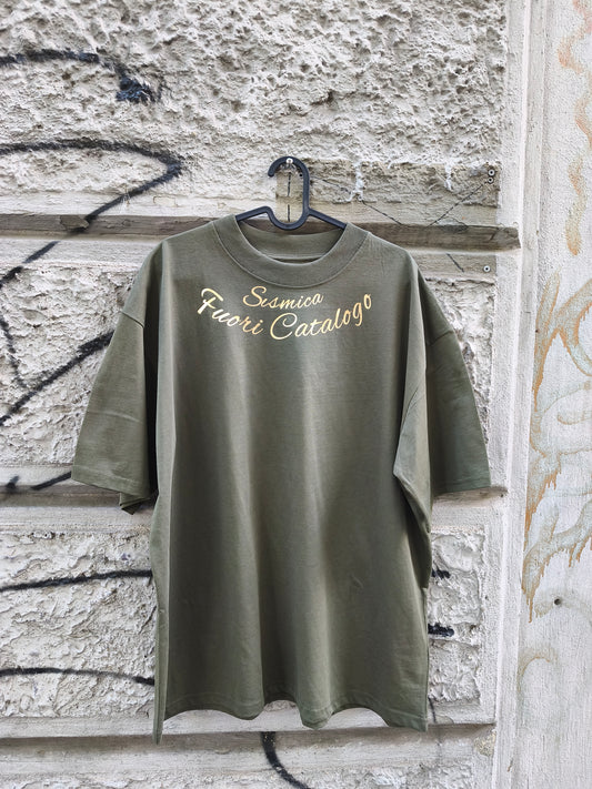 T-shirt Sismica Fuori Catalogo verde