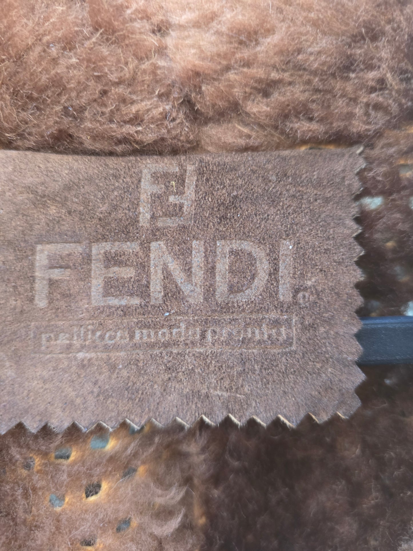 Montone vintage donna Fendi