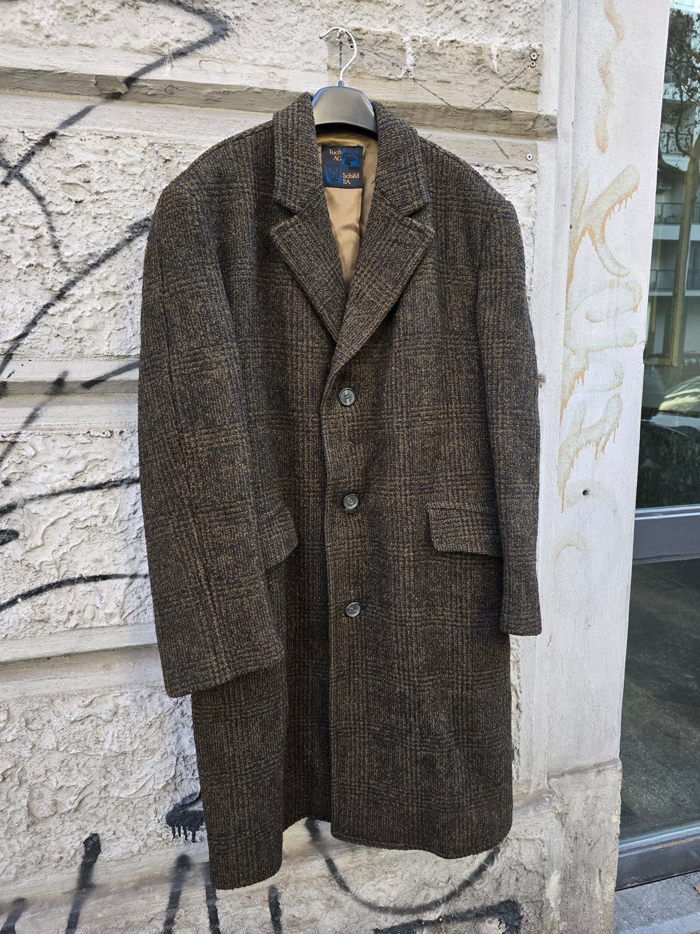 Cappotto uomo vintage pura lana vergine