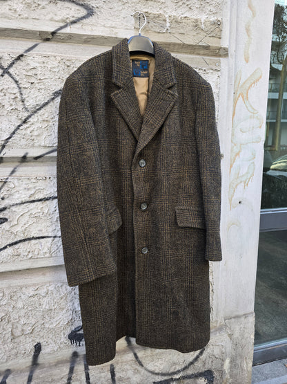 Cappotto uomo vintage pura lana vergine