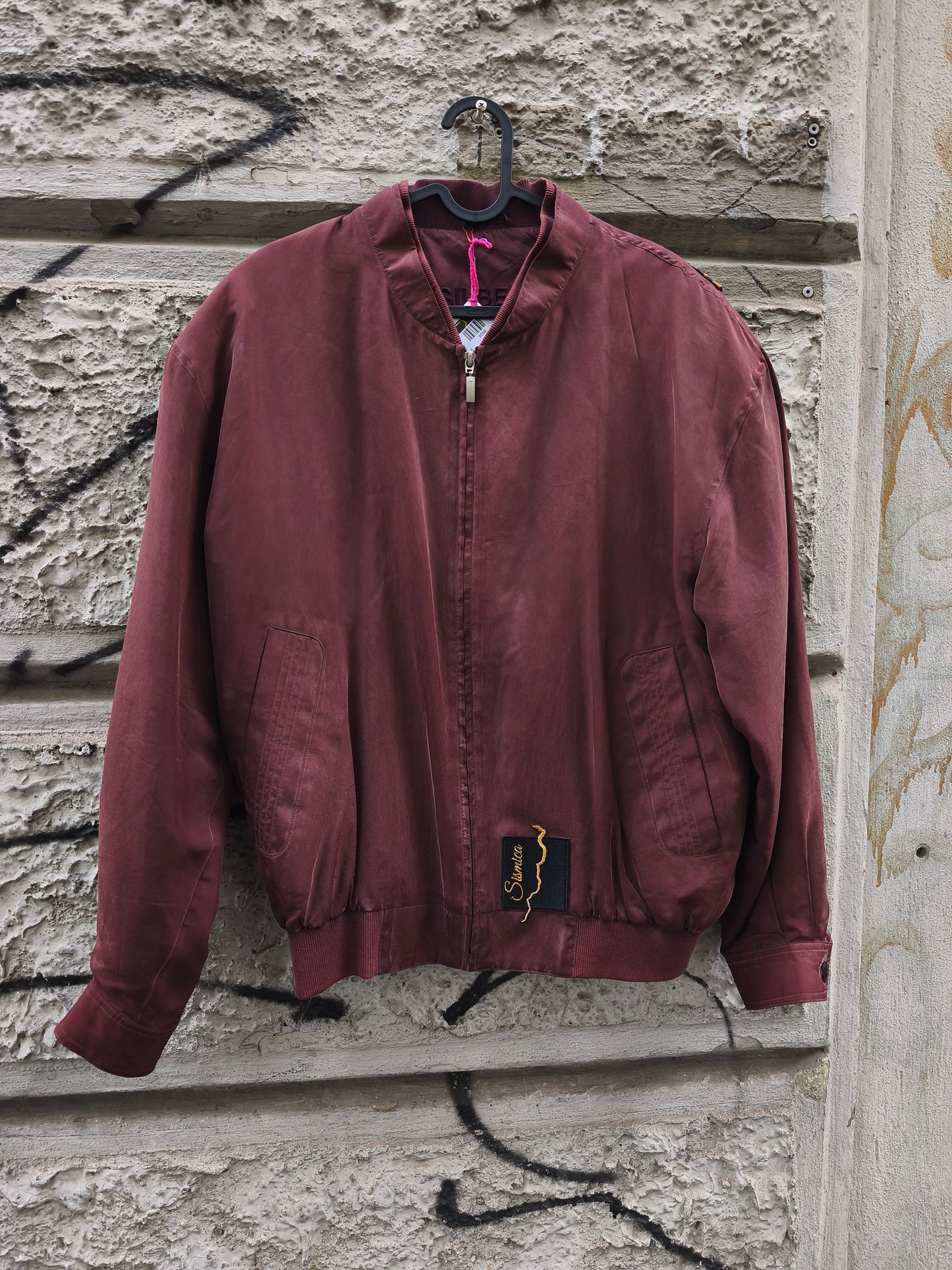 Bomber vintage in seta Custom David Bowie by Sismica