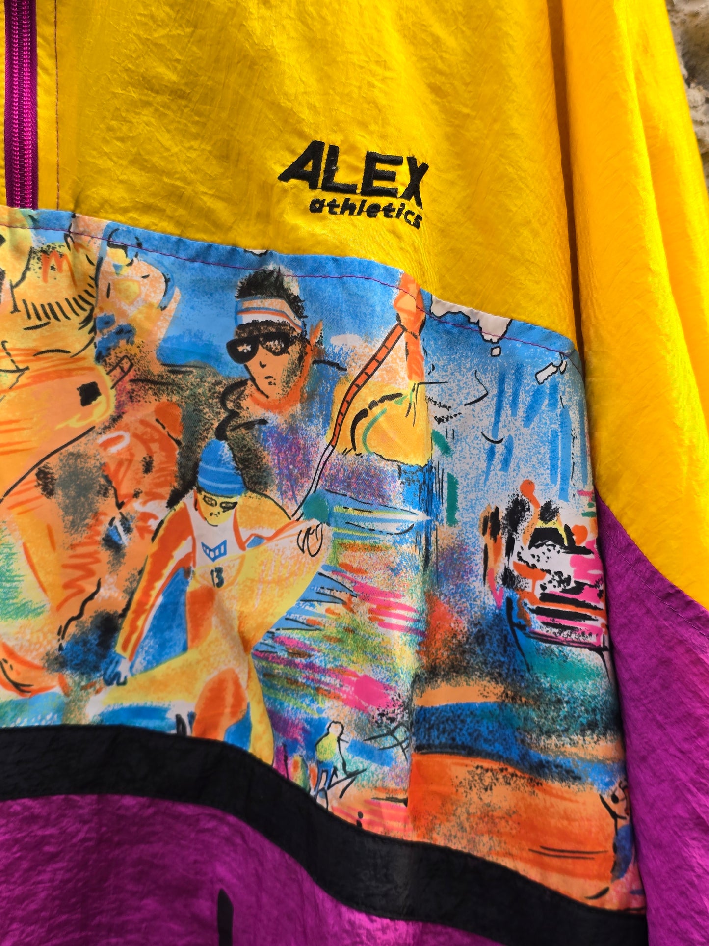 Felpa vintage  anni 80 acetata Alex