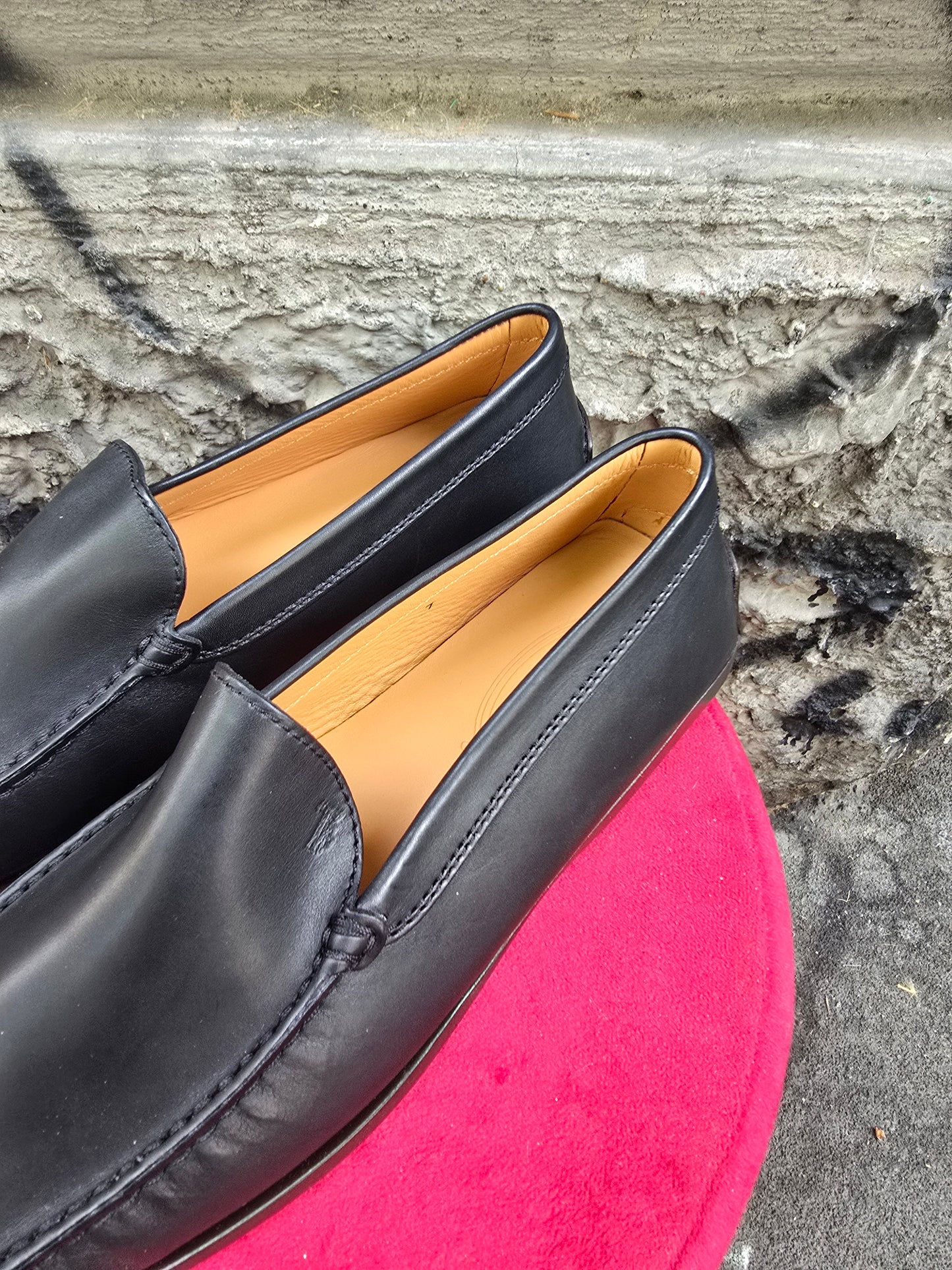 Mocassino vintage Tod's taglia 41 nero mai indossato