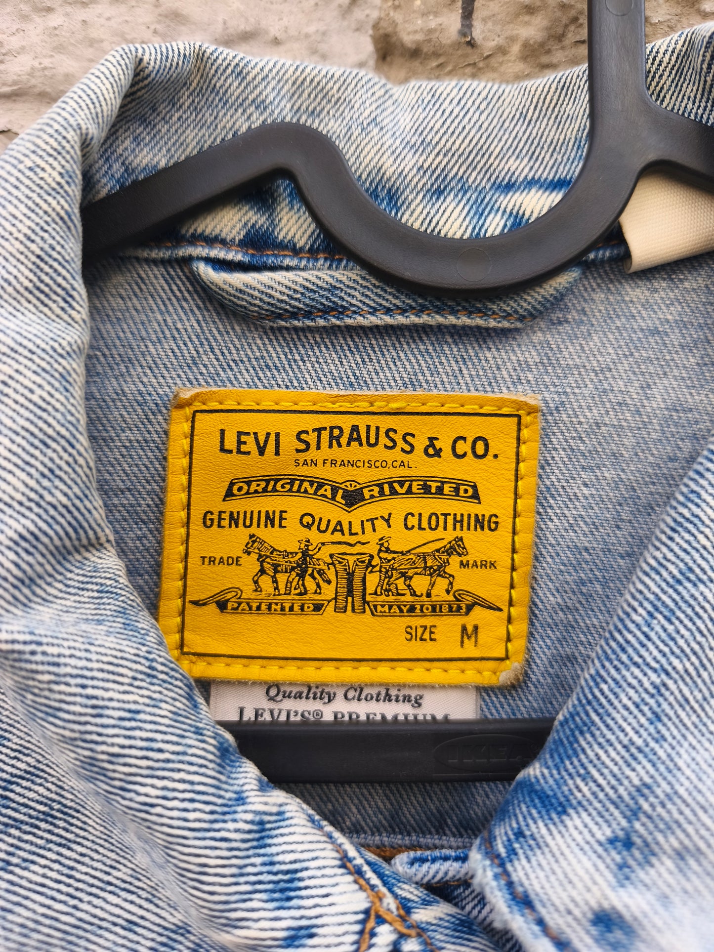 Giacca di Jeans Levi's  serie Snoopy,  Peanuts.