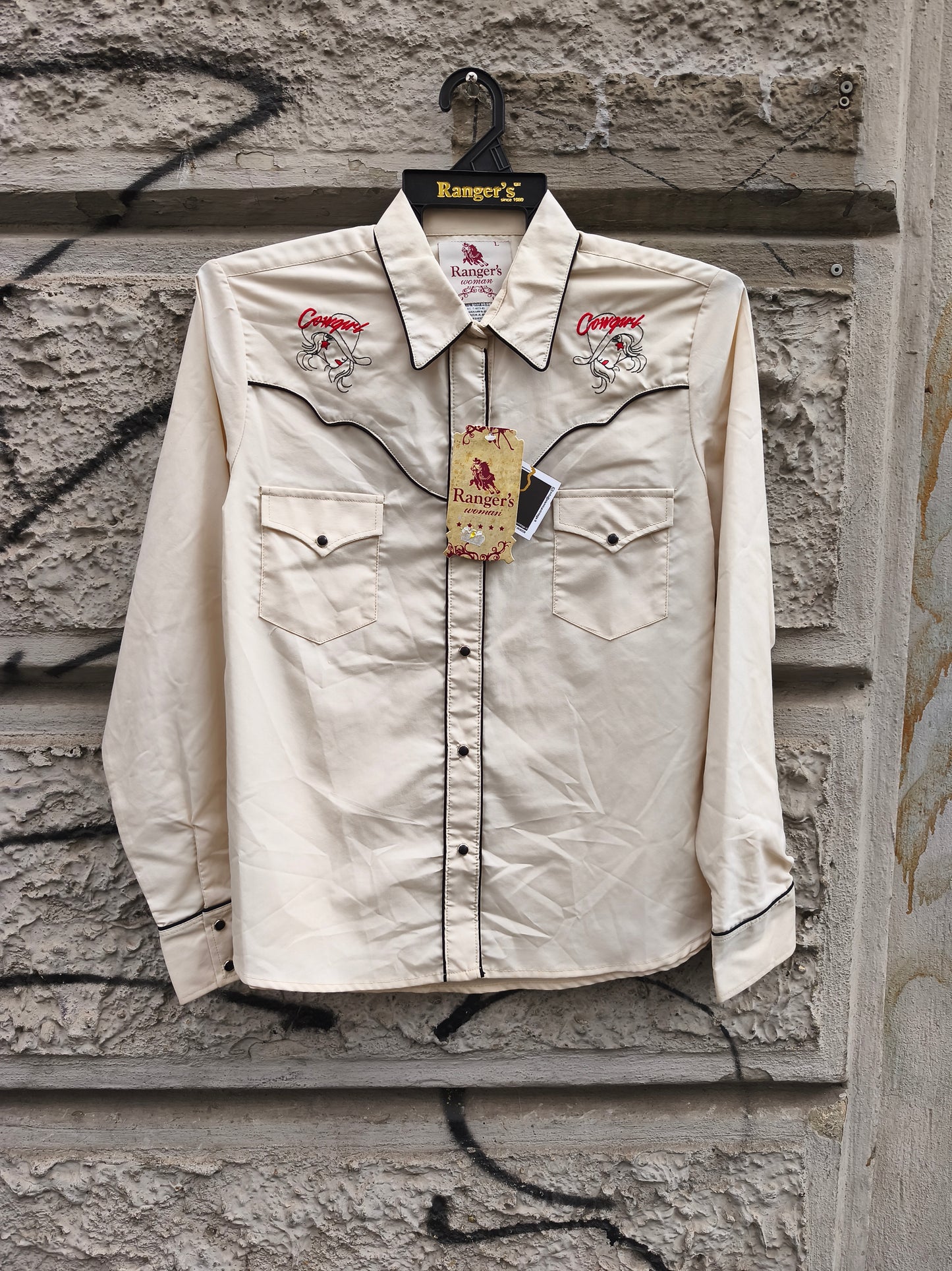 Camicia vintage manica lunga cowboy Ranger's